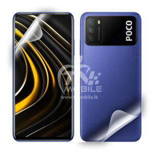 Poco M3 Hydrogel Screen Protector + Back Protector 1 poco m3 ,screen & Back protector, hydrogel film,hydrogel, screen protector + Back Protector,back sticker, screen protector, hydrogel screen protector + Back Protector